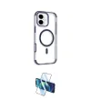 ieg™ iPhone 16 Kılıf Eksen Klasik Koleksiyonu - Siyah 3D Antistatik Seramik Nano Ekran Koruyucu
