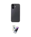 ieg™ iPhone 16 Kılıf Eksen Prime - Şeffaf Pasifik Cam Ekran Koruyucu