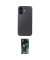 ieg™ iPhone 16 Kılıf Eksen Prime - Siyah 360 Mat Full Body Arka Koruyucu