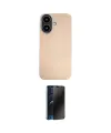 ieg™ iPhone 16 Kılıf Eksen Prime - Siyah 3D Antistatik Hayalet Cam Ekran Koruyucu