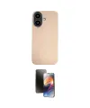 ieg™ iPhone 16 Kılıf Eksen Prime - Siyah 3D Antistatik Mat Seramik Nano Ekran Koruyucu