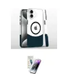 ieg™ iPhone 16 Kılıf İz Asil Prime - Şeffaf Pasifik Cam Ekran Koruyucu