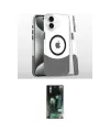 ieg™ iPhone 16 Kılıf İz Asil Prime - Siyah 360 Mat Full Body Arka Koruyucu