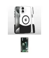 ieg™ iPhone 16 Kılıf İz Asil Prime - Siyah 360 Mat Full Body Arka Koruyucu