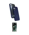 ieg™ iPhone 16 Kılıf İz Işık Koleksiyonu - Siyah 360 Mat Full Body Arka Koruyucu