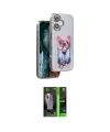 ieg™ iPhone 16 Kılıf İz Minimal Koleksiyonu - Şeffaf 360 Full Body Arka Koruyucu