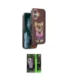 ieg™ iPhone 16 Kılıf İz Minimal Koleksiyonu - Şeffaf 360 Full Body Arka Koruyucu
