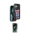 ieg™ iPhone 16 Kılıf İz Minimal Koleksiyonu - Siyah 360 Mat Full Body Arka Koruyucu