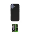 ieg™ iPhone 16 Kılıf Kıvılcım Çizgi Serisi - Şeffaf 360 Full Body Arka Koruyucu