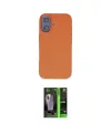 ieg™ iPhone 16 Kılıf Kıvılcım Çizgi Serisi - Şeffaf 360 Full Body Arka Koruyucu