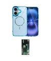 ieg™ iPhone 16 Kılıf Kıvılcım Form Prime - Siyah 360 Mat Full Body Arka Koruyucu