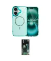 ieg™ iPhone 16 Kılıf Kıvılcım Form Prime - Siyah 360 Mat Full Body Arka Koruyucu
