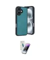 ieg™ iPhone 16 Kılıf Kıvılcım Işık Serisi - Şeffaf Pasifik Cam Ekran Koruyucu