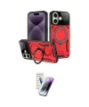 ieg™ iPhone 16 Kılıf Kıvılcım Modern Serisi - Şeffaf Pasifik Cam Ekran Koruyucu