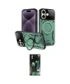 ieg™ iPhone 16 Kılıf Kıvılcım Modern Serisi - Siyah 360 Mat Full Body Arka Koruyucu