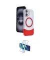 ieg™ iPhone 16 Kılıf Kozmos Form Özel Seri - Siyah 3D Antistatik Seramik Nano Ekran Koruyucu