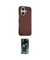 ieg™ iPhone 16 Kılıf Kozmos Klasik Prime - Siyah 360 Mat Full Body Arka Koruyucu