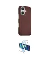 ieg™ iPhone 16 Kılıf Kozmos Klasik Prime - Siyah 3D Antistatik Seramik Nano Ekran Koruyucu