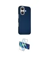 ieg™ iPhone 16 Kılıf Kozmos Klasik Prime - Siyah 3D Antistatik Seramik Nano Ekran Koruyucu