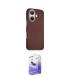 ieg™ iPhone 16 Kılıf Kozmos Klasik Prime - Siyah Bilvis 5in1 5D Magic Hayalet Cam Ekran Koruyucu