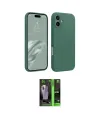 ieg™ iPhone 16 Kılıf Kozmos Yansıma Özel Seri - Şeffaf 360 Full Body Arka Koruyucu