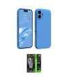 ieg™ iPhone 16 Kılıf Kozmos Yansıma Özel Seri - Şeffaf 360 Full Body Arka Koruyucu