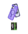 ieg™ iPhone 16 Kılıf Nova Asil Prime - Şeffaf 360 Full Body Arka Koruyucu