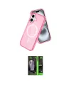 ieg™ iPhone 16 Kılıf Nova Asil Prime - Şeffaf 360 Full Body Arka Koruyucu