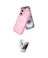 ieg™ iPhone 16 Kılıf Nova Asil Prime - Şeffaf Pasifik Cam Ekran Koruyucu