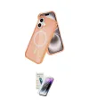 ieg™ iPhone 16 Kılıf Nova Asil Prime - Şeffaf Pasifik Cam Ekran Koruyucu