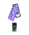 ieg™ iPhone 16 Kılıf Nova Asil Prime - Siyah 360 Mat Full Body Arka Koruyucu