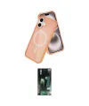 ieg™ iPhone 16 Kılıf Nova Asil Prime - Siyah 360 Mat Full Body Arka Koruyucu