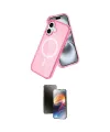ieg™ iPhone 16 Kılıf Nova Asil Prime - Siyah 3D Antistatik Mat Seramik Nano Ekran Koruyucu
