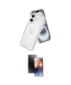 ieg™ iPhone 16 Kılıf Nova Asil Prime - Siyah 3D Antistatik Mat Seramik Nano Ekran Koruyucu