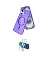 ieg™ iPhone 16 Kılıf Nova Asil Prime - Siyah 3D Antistatik Seramik Nano Ekran Koruyucu