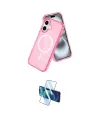 ieg™ iPhone 16 Kılıf Nova Asil Prime - Siyah 3D Antistatik Seramik Nano Ekran Koruyucu