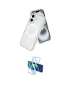ieg™ iPhone 16 Kılıf Nova Asil Prime - Siyah 3D Antistatik Seramik Nano Ekran Koruyucu