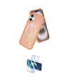 ieg™ iPhone 16 Kılıf Nova Asil Prime - Siyah 3D Antistatik Seramik Nano Ekran Koruyucu