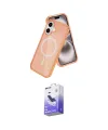 ieg™ iPhone 16 Kılıf Nova Asil Prime - Siyah Bilvis 5in1 5D Magic Hayalet Cam Ekran Koruyucu