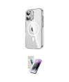 ieg™ iPhone 16 Kılıf Nova Doku - Şeffaf Pasifik Cam Ekran Koruyucu