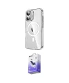ieg™ iPhone 16 Kılıf Nova Doku - Siyah Bilvis 5in1 5D Magic Hayalet Cam Ekran Koruyucu