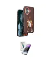 ieg™ iPhone 16 Kılıf Nova Form Koleksiyonu - Şeffaf Pasifik Cam Ekran Koruyucu