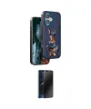 ieg™ iPhone 16 Kılıf Nova Form Koleksiyonu - Siyah 3D Antistatik Hayalet Cam Ekran Koruyucu