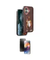 ieg™ iPhone 16 Kılıf Nova Form Koleksiyonu - Siyah 3D Antistatik Mat Seramik Nano Ekran Koruyucu