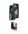ieg™ iPhone 16 Kılıf Nova Form Koleksiyonu - Siyah 3D Antistatik Mat Seramik Nano Ekran Koruyucu
