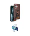 ieg™ iPhone 16 Kılıf Nova Form Koleksiyonu - Siyah 3D Antistatik Seramik Nano Ekran Koruyucu