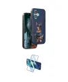 ieg™ iPhone 16 Kılıf Nova Form Koleksiyonu - Siyah 3D Antistatik Seramik Nano Ekran Koruyucu