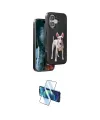 ieg™ iPhone 16 Kılıf Nova Form Koleksiyonu - Siyah 3D Antistatik Seramik Nano Ekran Koruyucu