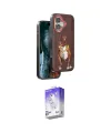 ieg™ iPhone 16 Kılıf Nova Form Koleksiyonu - Siyah Bilvis 5in1 3D Magic Cam Ekran Koruyucu
