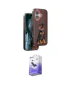 ieg™ iPhone 16 Kılıf Nova Form Koleksiyonu - Siyah Bilvis 5in1 5D Magic Hayalet Cam Ekran Koruyucu